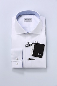 Белая сорочка twill с отделкой
